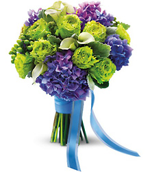 Luxe Lavender and Green Bouquet from Backstage Florist in Richardson, Texas